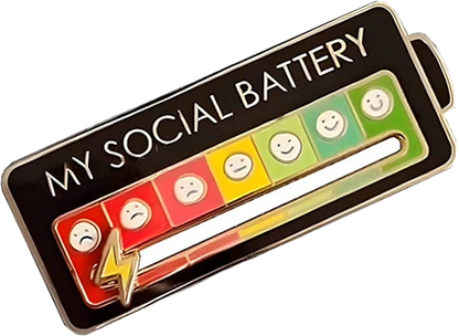 Toosiedoos | Pin ''Social battery''