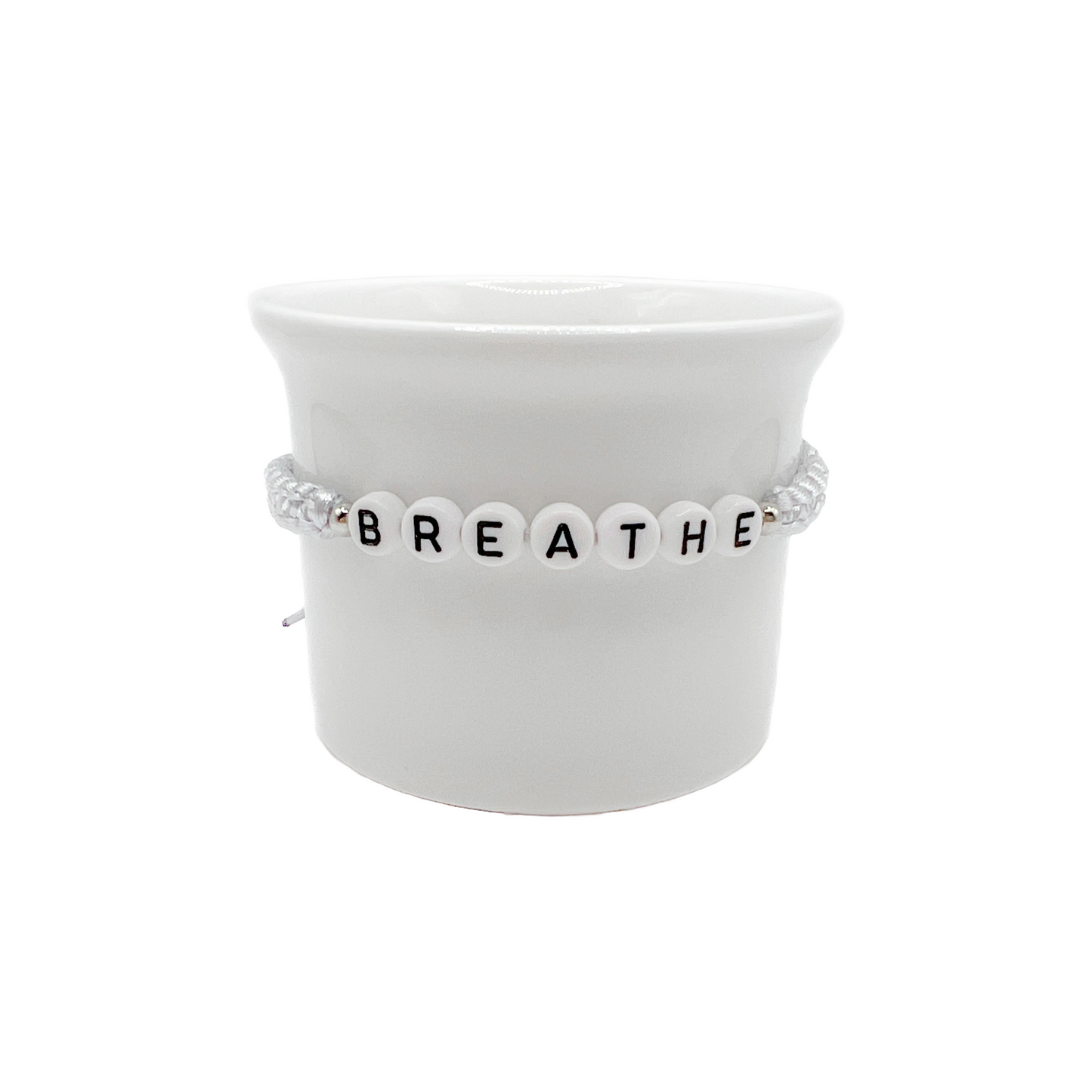 Breathe macrame (zilver)