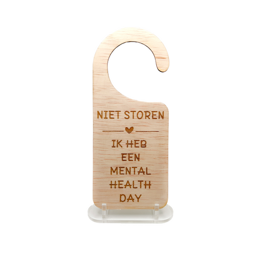 Niet storen, ik heb een mental health day