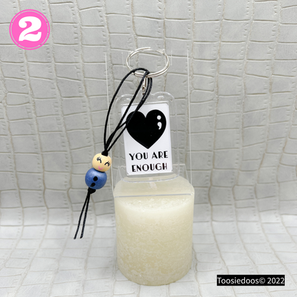 Toosiedoos | Sleutelhanger ''You are enough + poppetje ;''